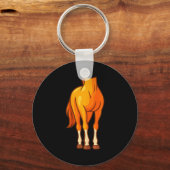 Porte-clés Funny Horse Body Costume Optical Illusion Gift Men (Recto)