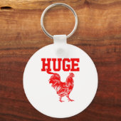 Porte-clés Funny Huge Mens Rooster Graphic (Recto)