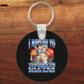 Porte-clés Funny Humor I Refuse To Tolerate Gluten Cat Meme Q (Recto)