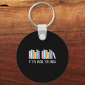 Porte-clés Funny If You Know You Know 6 7 Reading Books Merry (Recto)