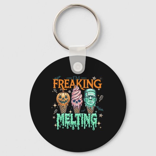 Porte-clés Funny Im Freakin Melting Frankenstein Monster Hall (Recto)