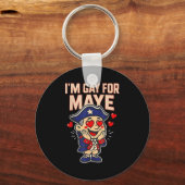 Porte-clés Funny I'm Gay For Maye (Recto)