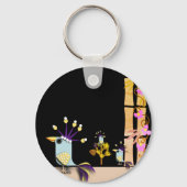 Porte-clés Funny Imaginary Birds  (Verso)