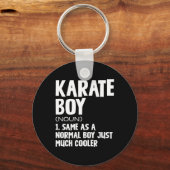 Porte-clés Funny Karate Boys Définition (Recto)