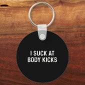 Porte-clés Funny Kickboxing Muay Thai Body Kicks  (Recto)