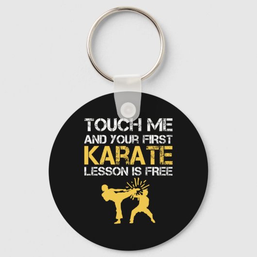 Porte-clés Funny Kyokushin Karate (Recto)