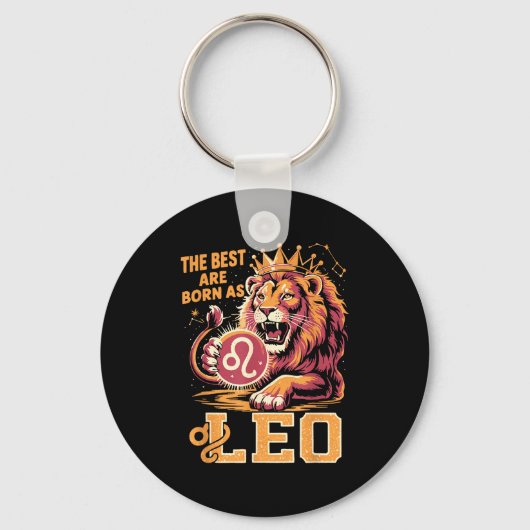 Porte-clés Funny Leo Birthday Quote Astrology Horoscope Gift (Recto)