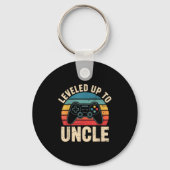Porte-clés Funny Leveled Up To Uncle Video Gamers Gaming Cute (Recto)