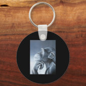 Porte-clés Funny Lion Singe Mème Ragebait Mème Brainrot Gen (Recto)