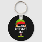 Porte-clés Funny Littlest Elf Matching Family Group Pj Christ (Recto)