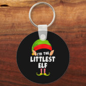 Porte-clés Funny Littlest Elf Matching Family Group Pj Christ (Recto)