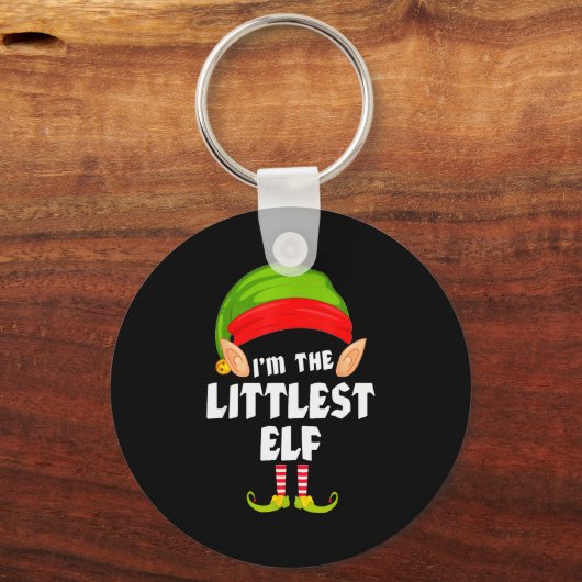 Porte-clés Funny Littlest Elf Matching Family Group Pj Christ (Recto)