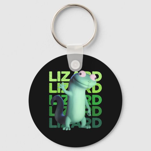 Porte-clés Funny Lizard mème Animal Femmes Hommes (Recto)