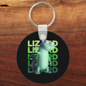 Porte-clés Funny Lizard mème Animal Femmes Hommes (Recto)