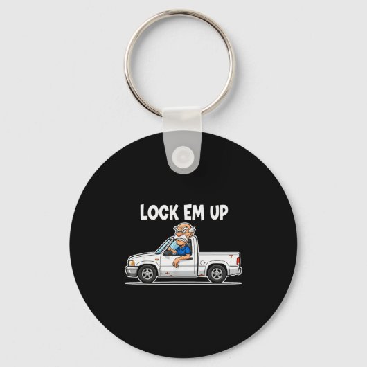 Porte-clés Funny Lock Em Up Private Property  (Recto)