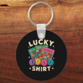 Porte-clés Funny Lucky Bingo Funny Gambling Bingo Player Men (Recto)