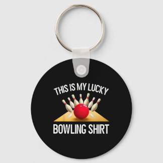 Porte-clés Funny Lucky Bowling Team Vintage Retro Gift Tee