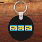 Porte-clés Funny Machine à sous de casino (Recto)