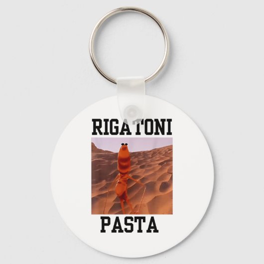 Porte-clés Funny Marcus The Worm Rigatoni Pasta Robert Meme T (Recto)