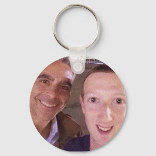 Porte-clés Funny Mark Zuckerberg Selfie Porte - clé