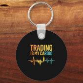 Porte-clés Funny Market For Trader Dad, Trading Quotes Stocks (Recto)