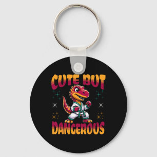 Porte-clés Funny Martial Arts Karate Taekwondo Dinosaur Anima