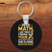Porte-clés Funny Math Design For Boys Girls Math Teachers Men (Recto)