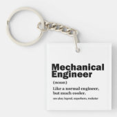 Porte-clés Funny Mechanical Engineer Definition Engineering (Devant)