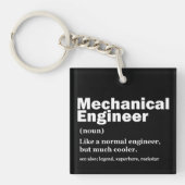 Porte-clés Funny Mechanical Engineer Definition Engineering (Devant)