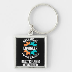Porte-clés Funny Mechanical Engineer, Mechanical Engineering