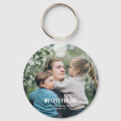 Porte-clés Funny Meilleur Papa Par Par Nom Personnalisé Golf (Verso)