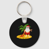 Porte-clés Funny Mele Kalikimaka Aloha Christmas Hawaiian San (Recto)