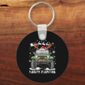 Porte-clés Funny Merry Jeepmas Ugly Light Reindeer Christmas  (Recto)