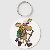 Porte-clés Funny Moose Hiker (Recto)