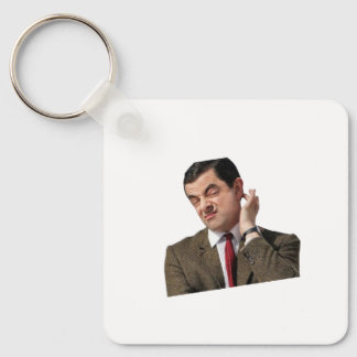 Porte-clés Funny Mr. Bean Confused Meme Keychain - Humorous G