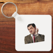 Porte-clés Funny Mr. Bean Confused Meme Keychain - Humorous G (Recto)