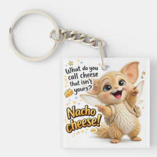 Porte-clés Funny Nacho Cheese Dad Joke
