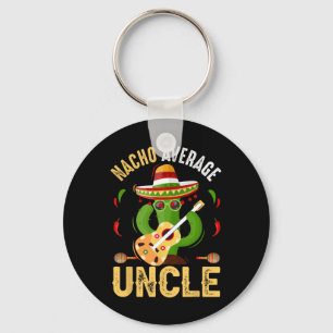 Porte-clés Funny Nacho Moyenne Oncle Cinco De Mayo Mexicain