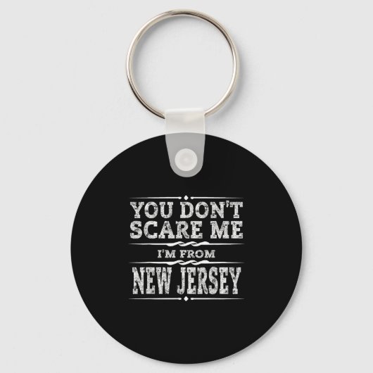 Porte-clés Funny New Jersey Home Garden State Gift (Recto)