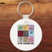 Porte-clés Funny New Teacher Quote In My Teacher Era Cool Tea (Recto)