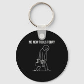 Porte-clés Funny No New Tools Today Tool Lover (Recto)