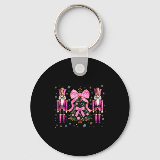 Porte-clés Funny Nutcracker Christmas Tree Christmas Xmas Wom (Recto)