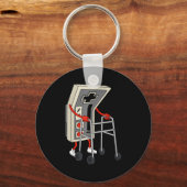 Porte-clés Funny Old Gamer Gaming Retro 80s 90s Video Game Ol (Recto)