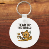 Porte-clés Funny Onion Rings Baseball Base Infield Glove Soft (Recto)