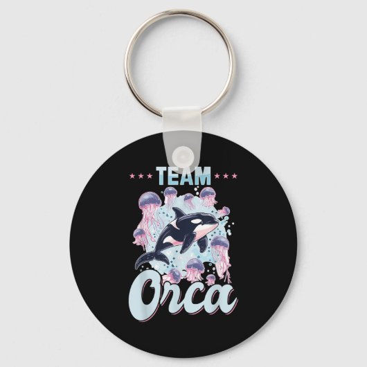 Porte-clés Funny Orca Animal Team Orca (Recto)