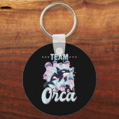 Porte-clés Funny Orca Animal Team Orca (Recto)