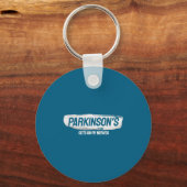 Porte-clés Funny Parkinsons Gets On My Nerves Awareness  (Recto)