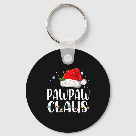 Porte-clés Funny Pawpaw Claus Christmas Pajamas Santa (Recto)