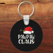 Porte-clés Funny Pawpaw Claus Christmas Pajamas Santa (Recto)