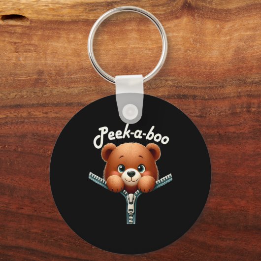 Porte-clés Funny - Peek-a-boo - Bear (Recto)